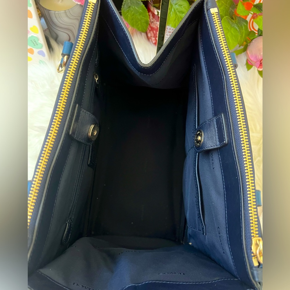 Coach Two Tone Blue Python Embossed With Double Z… - image 7